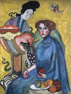 エフゲニア・キルカルディの肖像画 1910年 イリヤ・マシュコフ Oil Paintings